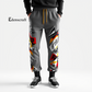 Activewear Lower Men's Essentials Winter Drawstring Closure 99% Cotton Polyester Blend Breathable Quick-Dry Printed Jogging