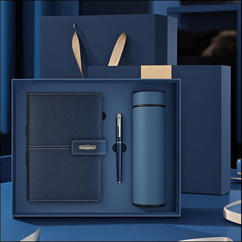 Best Sale Promotional Personalized Luxury A5 Notebook and Pen Set Office Executive Wedding Giveaways Corporate Business Gift Set