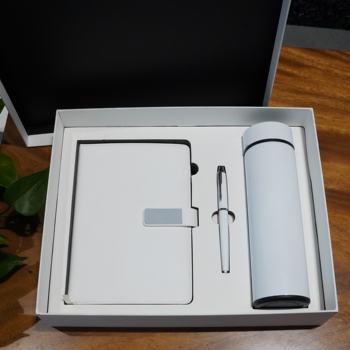 Best Sale Promotional Personalized Luxury A5 Notebook and Pen Set Office Executive Wedding Giveaways Corporate Business Gift Set