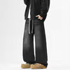 PantsKSTUN New Loose Jeans For Men Wide Leg Jeans Denim Pants Baggy Drawstring Washed Vintage Trousers Oversize Jeans Boys Young Man