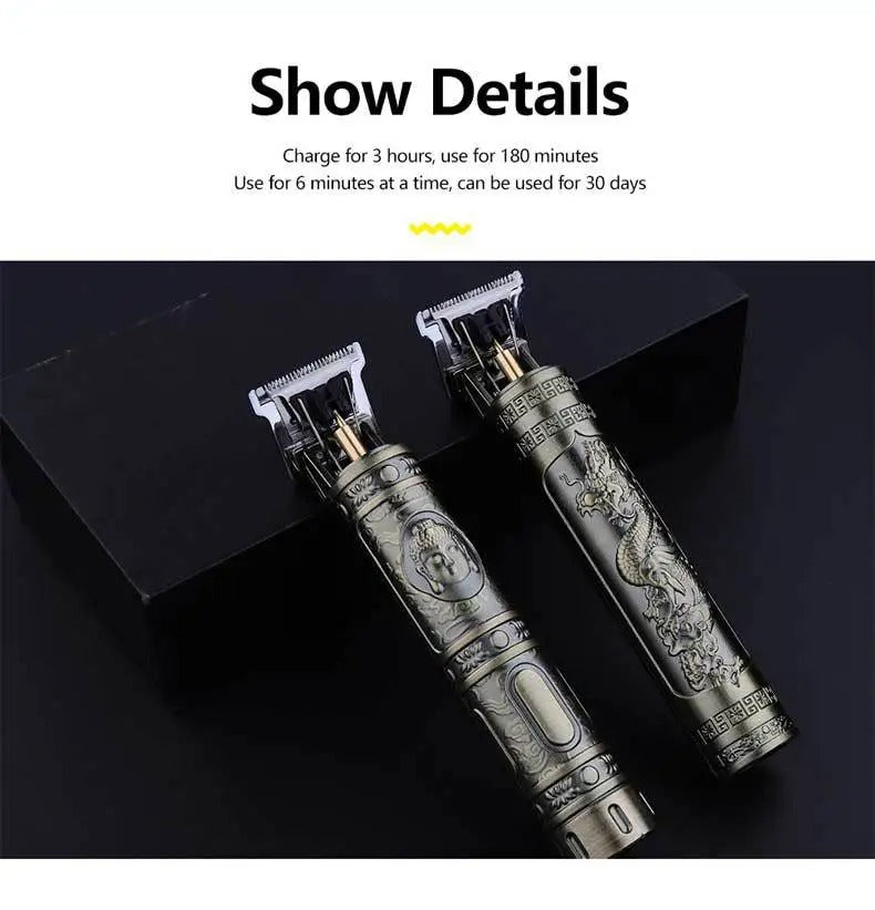 Retro T9 Original Haircutting Machine Set Jacket Trimmer Men's Electric Shaver Male Lence Professional Barber Shaver for Sensitive Areas