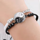 2Pcs/set Dragon Tai Chi Gossip Braided Bracelet for Women Men Best Friends Adjustable Yin Yang Bracelets Fashion Couple Jewelry