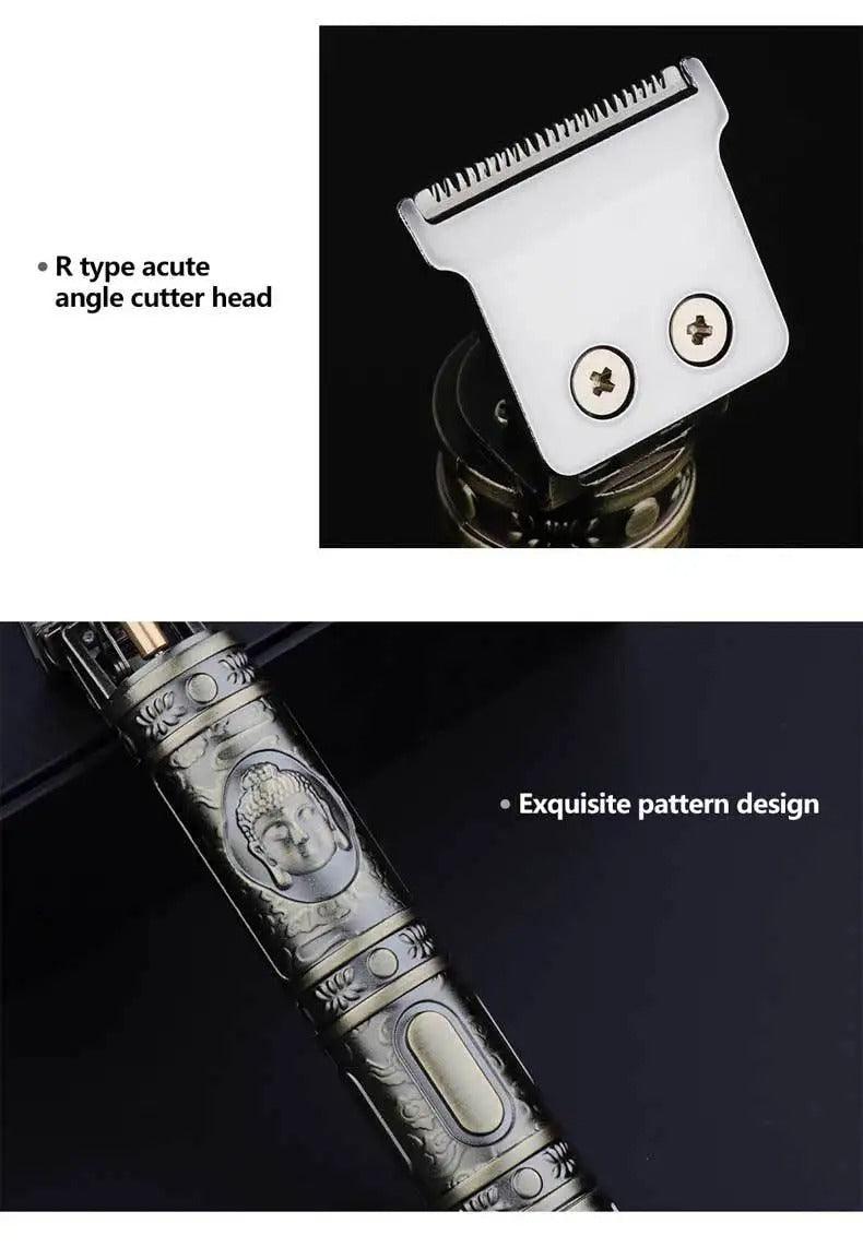 Retro T9 Original Haircutting Machine Set Jacket Trimmer Men's Electric Shaver Male Lence Professional Barber Shaver for Sensitive Areas