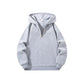 Men's Half Zipper Hooded Hoodies New Solid Color Long Sleeve Sweatshirts Autumn Loose Sport Warm Sweats Fashion Casual Pullover
