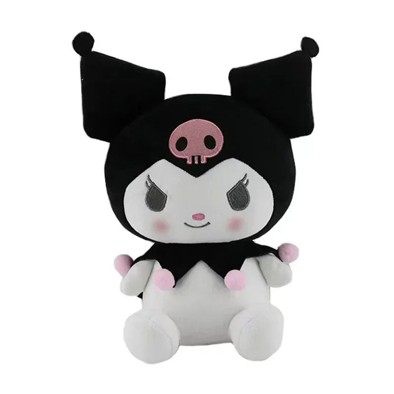 25cm Cute Sanrio Plush Toys: Hello Kitty, Cinnamoroll, Kuromi, Pochacco, Cartoon Cute Toys, Kids Birthday Gift