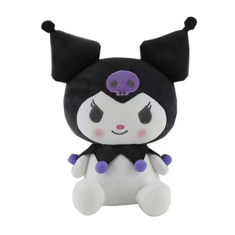 25cm Cute Sanrio Plush Toys: Hello Kitty, Cinnamoroll, Kuromi, Pochacco, Cartoon Cute Toys, Kids Birthday Gift
