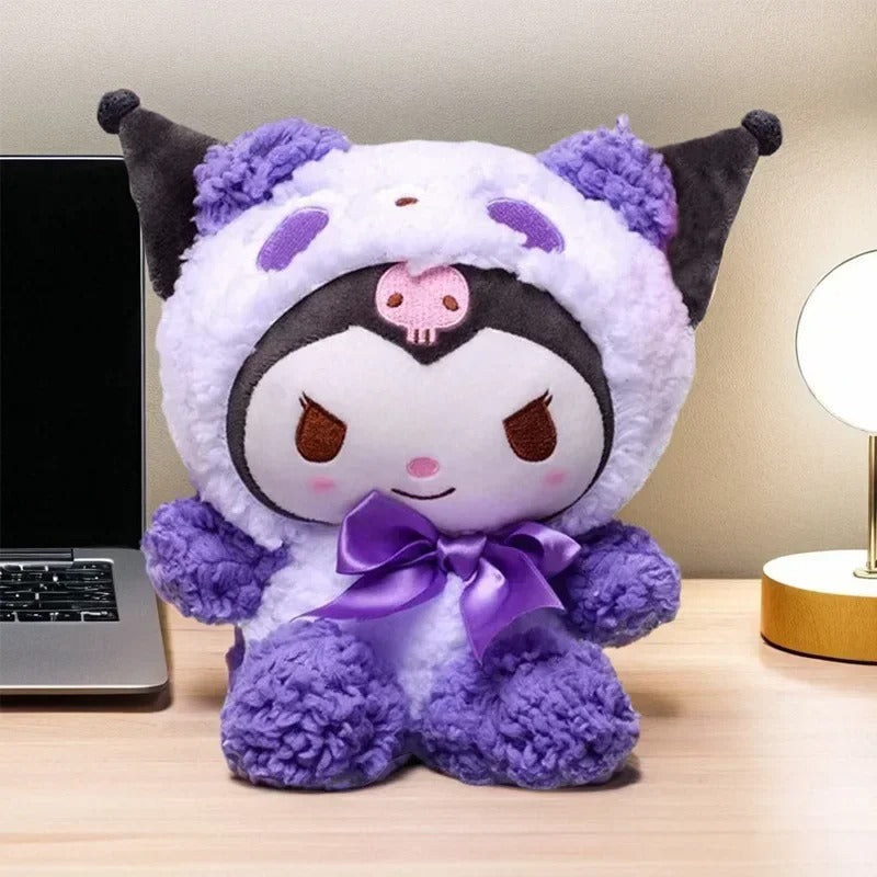 25cm Cute Sanrio Plush Toys: Hello Kitty, Cinnamoroll, Kuromi, Pochacco, Cartoon Cute Toys, Kids Birthday Gift