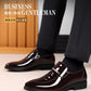 Mens Dress Shoes Formal Business Oxford High Gloss Patent Slip On Loafers Comfortable Casual Driving Boat Shoe For Men
