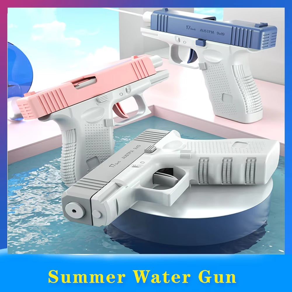 Hot selling mini handgun water gun, summer outdoor children's manual continuous firing toy water gun toy