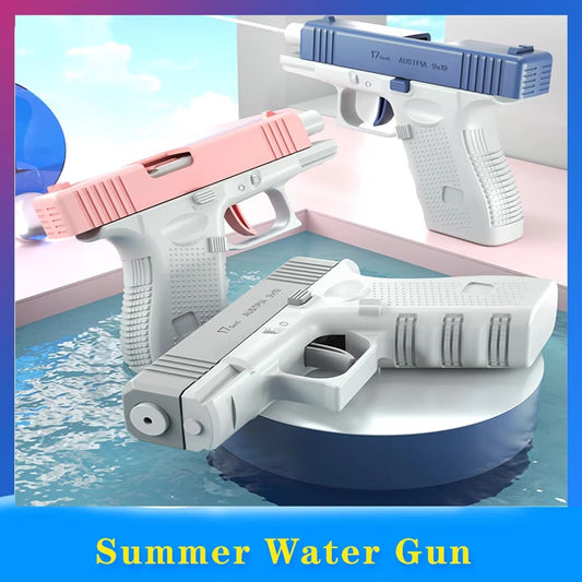 Hot selling mini handgun water gun, summer outdoor children's manual continuous firing toy water gun toy