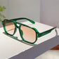 Vintage Sunglasses Men's Fashion Sunglasses Oculos Glasses Gafas Lens Lunette Oculali Sonnebril Occhiari