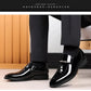 Mens Dress Shoes Formal Business Oxford High Gloss Patent Slip On Loafers Comfortable Casual Driving Boat Shoe For Men