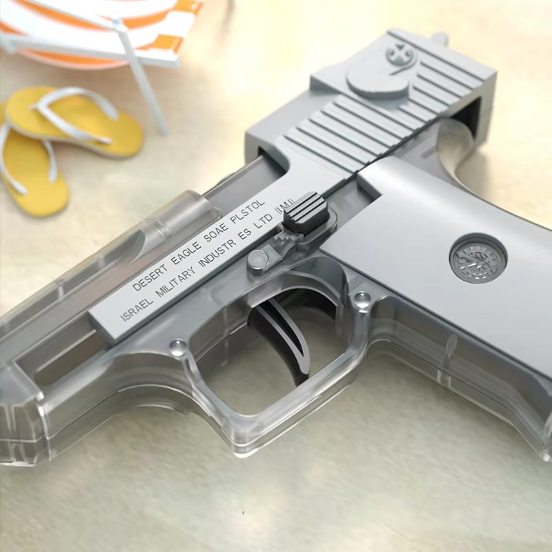 Hot selling mini handgun water gun, summer outdoor children's manual continuous firing toy water gun toy