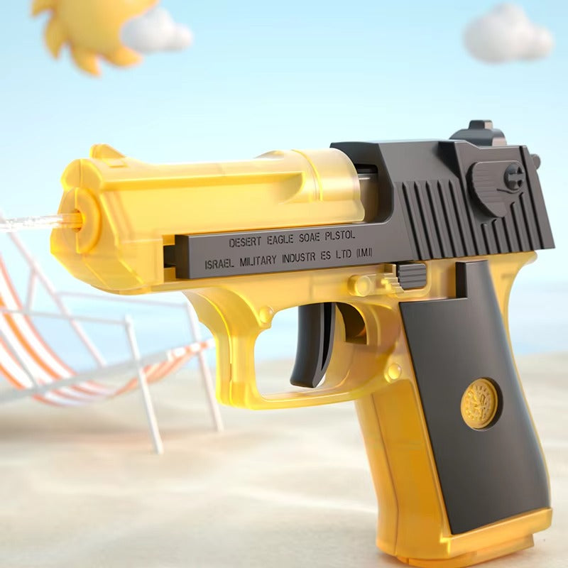 Hot selling mini handgun water gun, summer outdoor children's manual continuous firing toy water gun toy