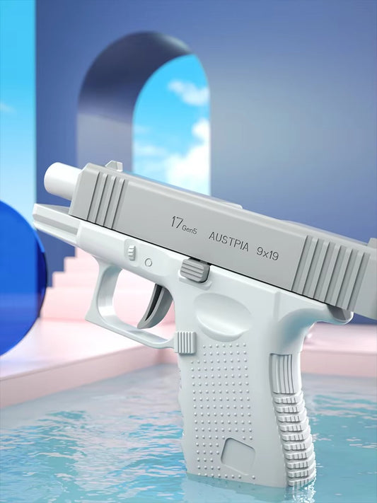 Hot selling mini handgun water gun, summer outdoor children's manual continuous firing toy water gun toy