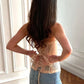 Spicy Girl Sexy Tight Corset Lace Hollow Sleeveless Strapless Summer Fashion Women Street Trendy Vest