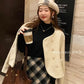 Women's Turtleneck Sweater Winter 2025 Retro with Velvet Lining Thickened Inner Wear Thermal Knitting Bottoming Shirt Pullovers
