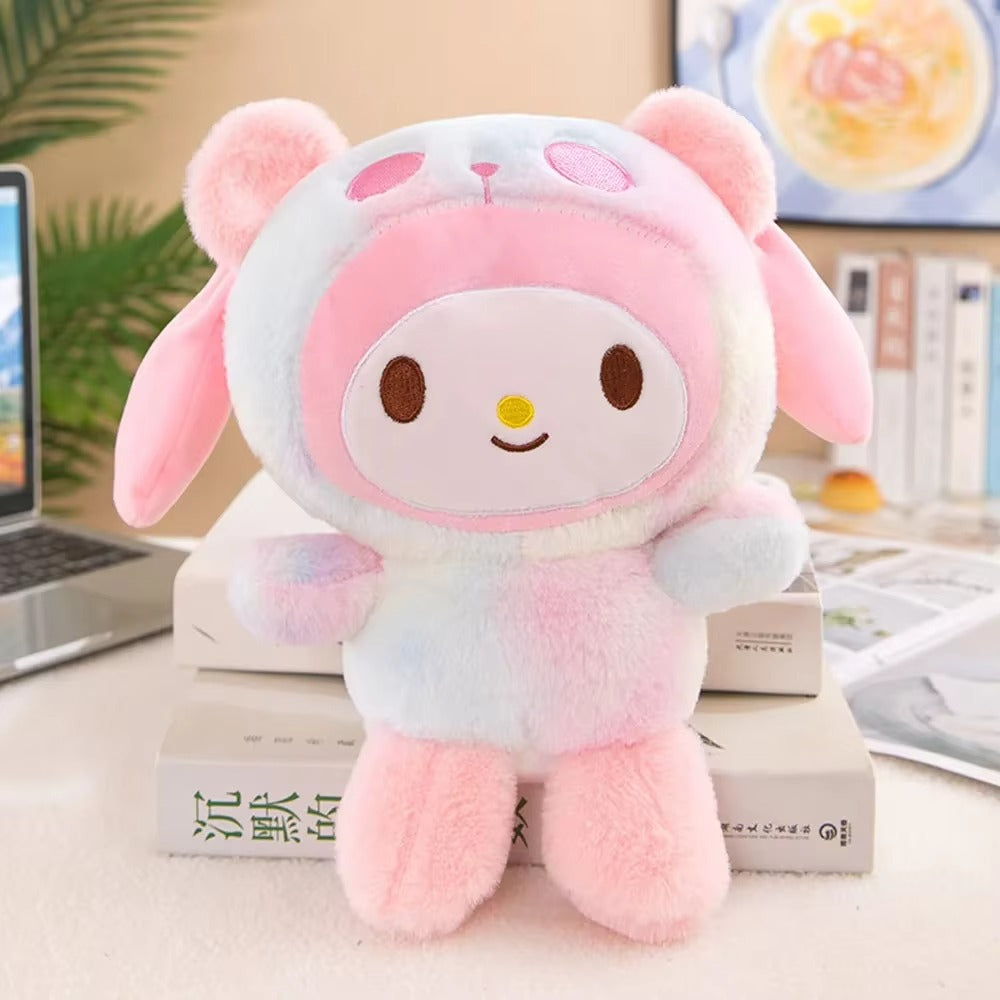 25cm Cute Sanrio Plush Toys: Hello Kitty, Cinnamoroll, Kuromi, Pochacco, Cartoon Cute Toys, Kids Birthday Gift