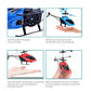 Rechargeable Mini RC Drone Remote Safe Fall-resistant RC Helicopters Drone Children Toys