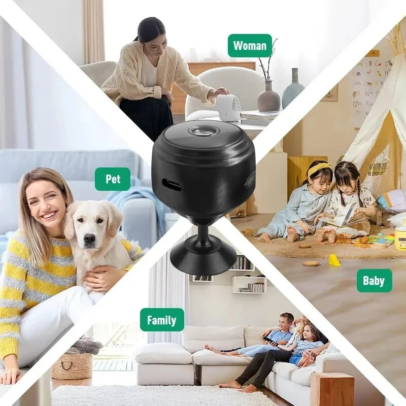 New X5Mini Night Vision 1080P Wireless Surveillance Camera Lightweight Clear Portable Motion Detection Premium Quality