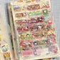 5Sheets Cartoon HelloKitty Rilakkuma Stickers Cartoon Anime Die-cutting Flashing Laser Sticker Decals DIY Handbooks Decoration