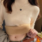 Women's Turtleneck Sweater Winter 2025 Retro with Velvet Lining Thickened Inner Wear Thermal Knitting Bottoming Shirt Pullovers