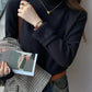 Women's Turtleneck Sweater Winter 2025 Retro with Velvet Lining Thickened Inner Wear Thermal Knitting Bottoming Shirt Pullovers