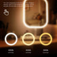 Niche Modern Desktop Vanity Mirror 3 Colour Light LED Makeup Mirror Touching Mirror Women Bedroom Dressing Mirror