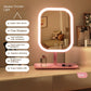 Niche Modern Desktop Vanity Mirror 3 Colour Light LED Makeup Mirror Touching Mirror Women Bedroom Dressing Mirror