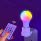 16 Colors RGB Bulb LED Multicolor Bulb E27 220V Household Lighting Dimmable 24 Key Remote Control Smart Lamp Atmosphere Light
