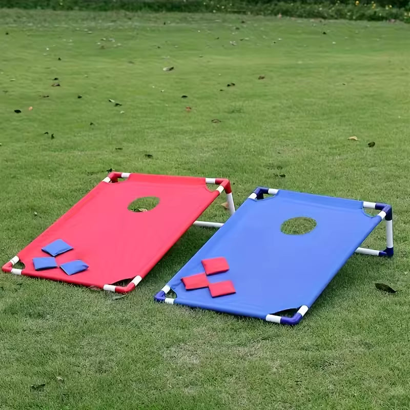 Camping game, adult family outdoor courtyard throwing game, portable corn hole set, corn hole outdoor game set