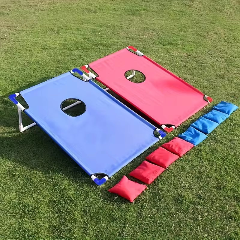 Camping game, adult family outdoor courtyard throwing game, portable corn hole set, corn hole outdoor game set