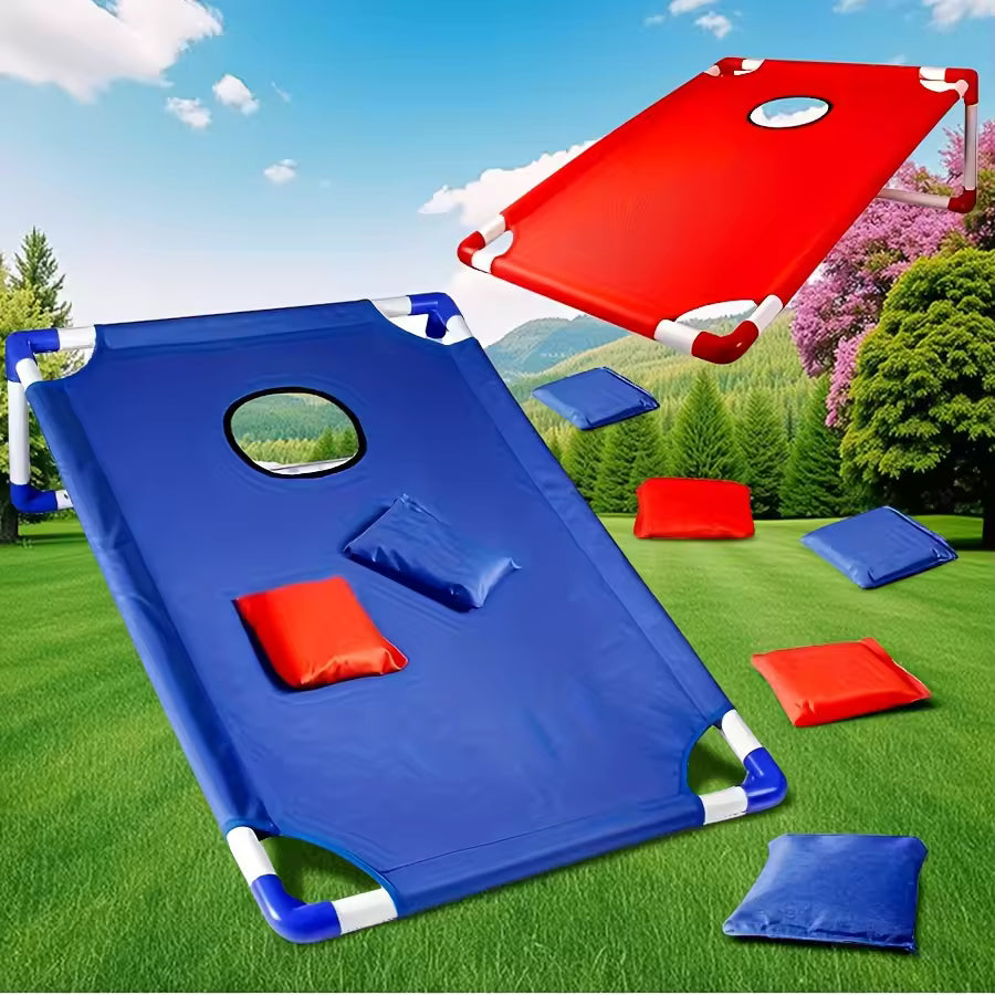 Camping game, adult family outdoor courtyard throwing game, portable corn hole set, corn hole outdoor game set