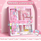 anrio 12PCS Kuromi Stationery Set Cinnamoroll My Melody Pencils Erasers Rulers Student School Supplies Study Stationery Gifts