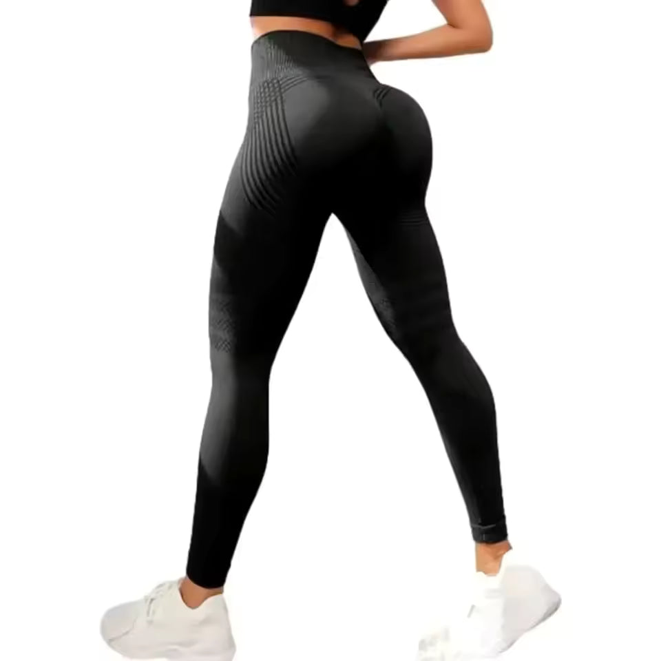 Women's Cellulite 3D Leggings, High Waist Hip-Up Tummy-Tightening Training Control, Anti-Cellulite Leggings for Gym Workouts and Yoga