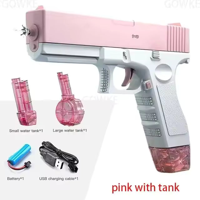Hot selling mini handgun water gun, summer outdoor children's manual continuous firing toy water gun toy