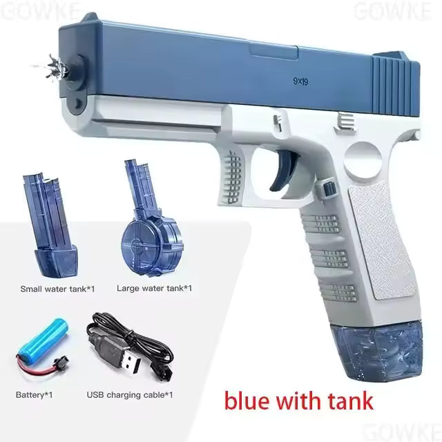 Hot selling mini handgun water gun, summer outdoor children's manual continuous firing toy water gun toy