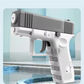 Hot selling mini handgun water gun, summer outdoor children's manual continuous firing toy water gun toy