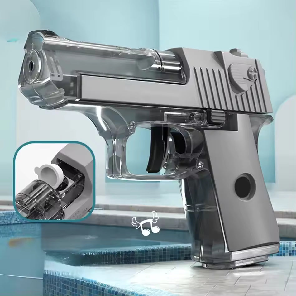 Hot selling mini handgun water gun, summer outdoor children's manual continuous firing toy water gun toy