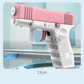 Hot selling mini handgun water gun, summer outdoor children's manual continuous firing toy water gun toy