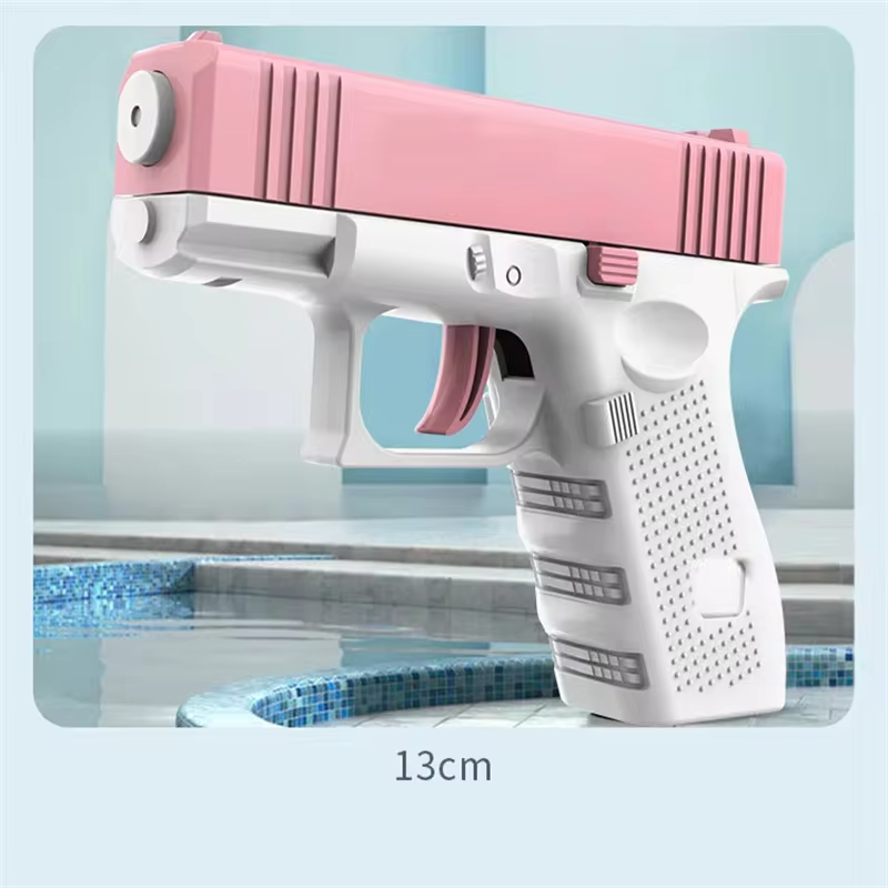 Hot selling mini handgun water gun, summer outdoor children's manual continuous firing toy water gun toy