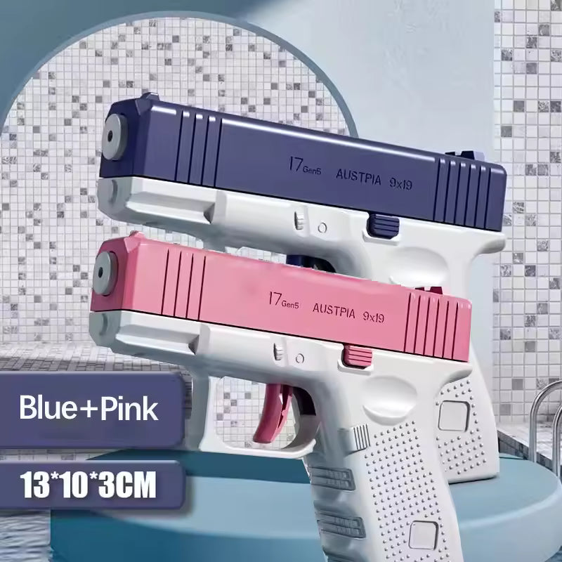 Hot selling mini handgun water gun, summer outdoor children's manual continuous firing toy water gun toy