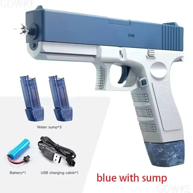 Hot selling mini handgun water gun, summer outdoor children's manual continuous firing toy water gun toy