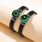 Glow in the Dark Sun Moon Star Pattern Glass Bead Couple Bracelet for Women and Men Luminous Matching Bangles Valentine's Jewelry 1 item for sale Sold by: HongTaiYang Store ( 4.9 | 10,000+ sold )