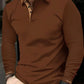 The new men's long-sleeved polo shirts for Spring/Autumn 2025 feature a casual and fashionable 3D pattern print.