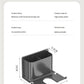 1pc Hair dryer storage rack, non perforated bathroom wall mounted bracket, bathroom air duct storage