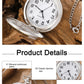 Exquisite Vintage Silver Golden Best Dad Quartz Pocket Watch Fob Chain Necklace Men's Father's Day Birthday Gift Clock