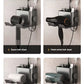 1pc Hair dryer storage rack, non perforated bathroom wall mounted bracket, bathroom air duct storage