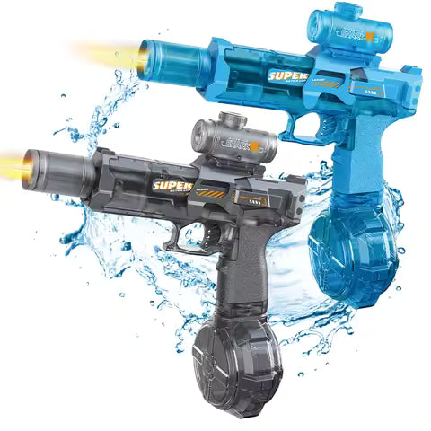Hot selling mini handgun water gun, summer outdoor children's manual continuous firing toy water gun toy