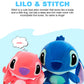 20-60cm Giant Size Lilo & Stitch Couple Models Cartoon Stuffed Plush Anime Plushs Toys Pendant Toy Pillow Kids Birthday Gift